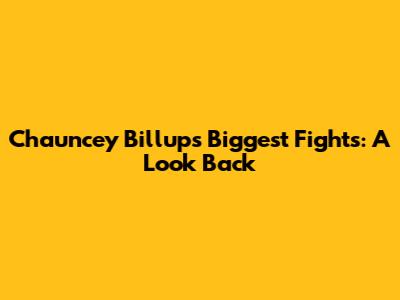 Chauncey Billups' Biggest Fights: A Look Back