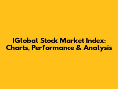 IGlobal Stock Market Index: Charts, Performance & Analysis