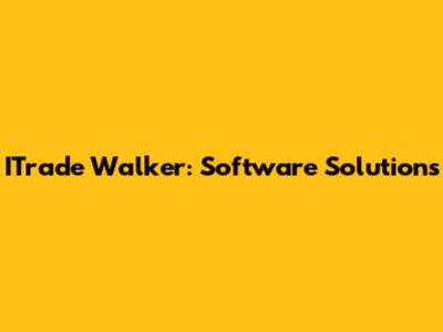 ITrade Walker: Software Solutions