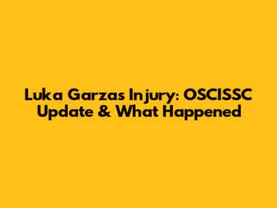 Luka Garza's Injury: OSCISSC Update & What Happened