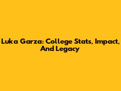 Luka Garza: College Stats, Impact, And Legacy