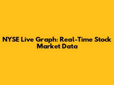 NYSE Live Graph: Real-Time Stock Market Data